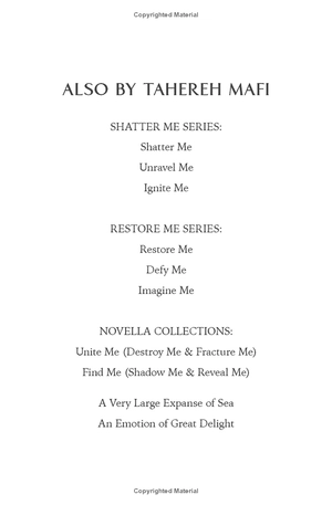 believe me: tiktok made me buy it! (shatter me series)