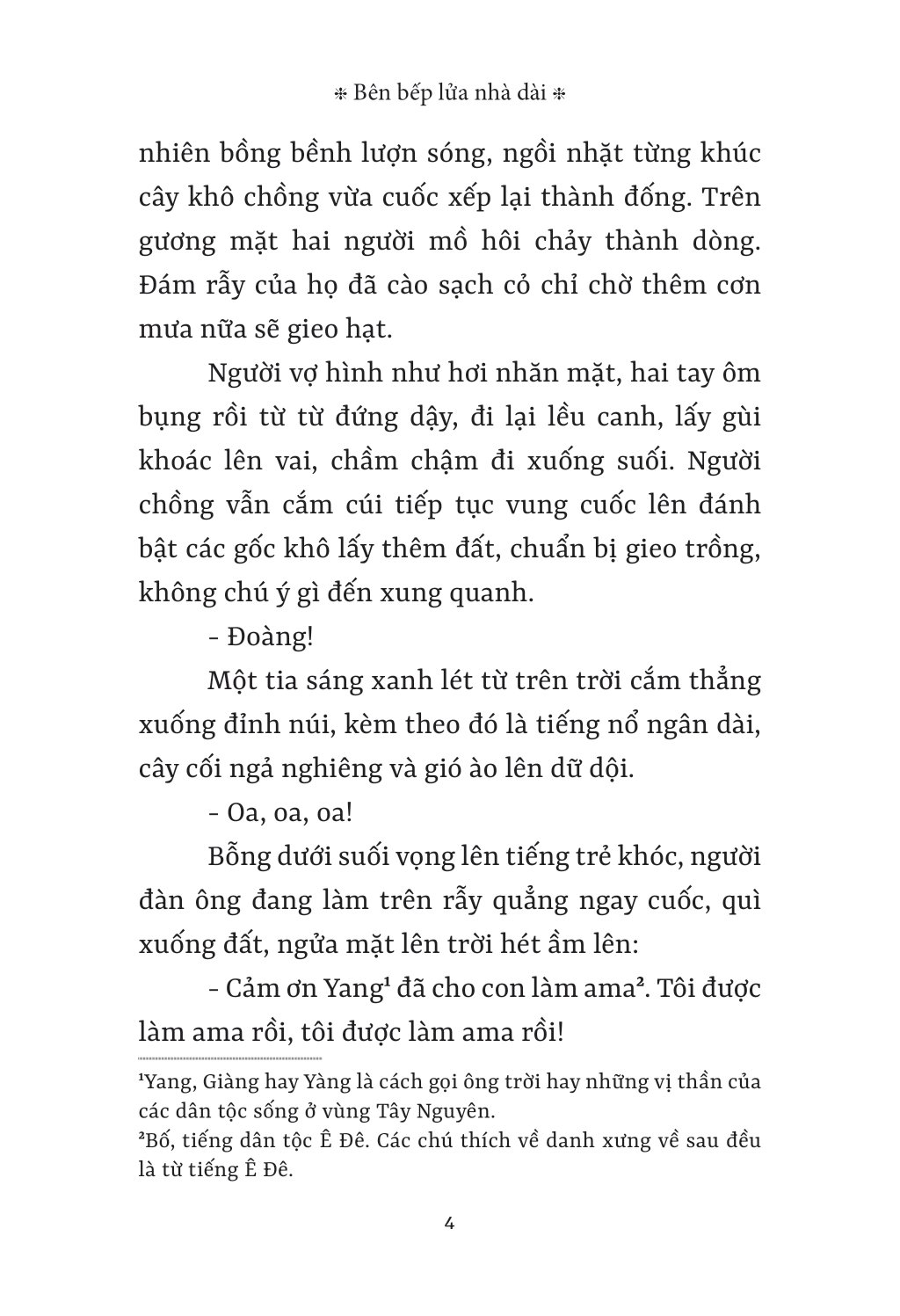 bên bếp lửa nhà dài