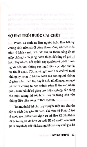 bên bờ sinh tử - gieo nhân lành để nhận quả lành