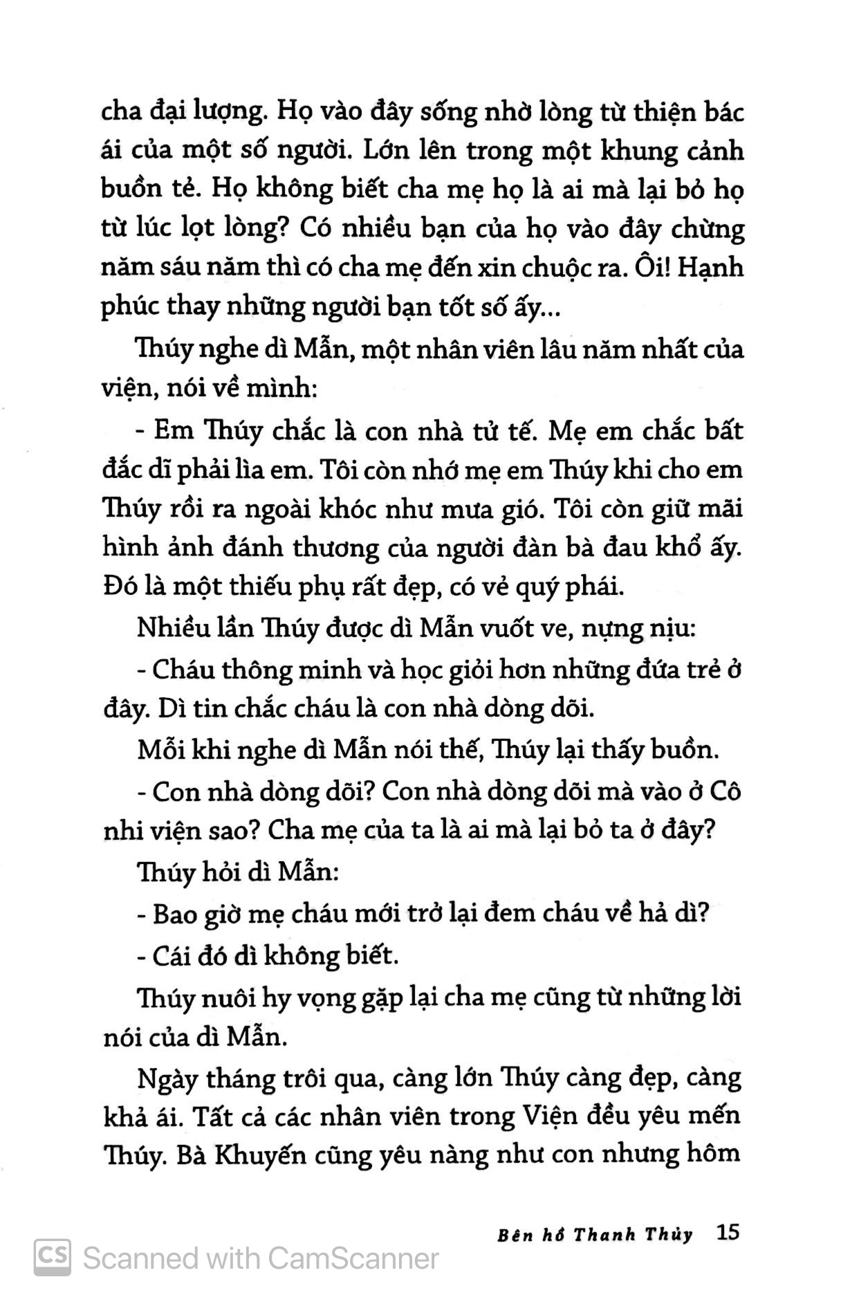 bên hồ thanh thủy