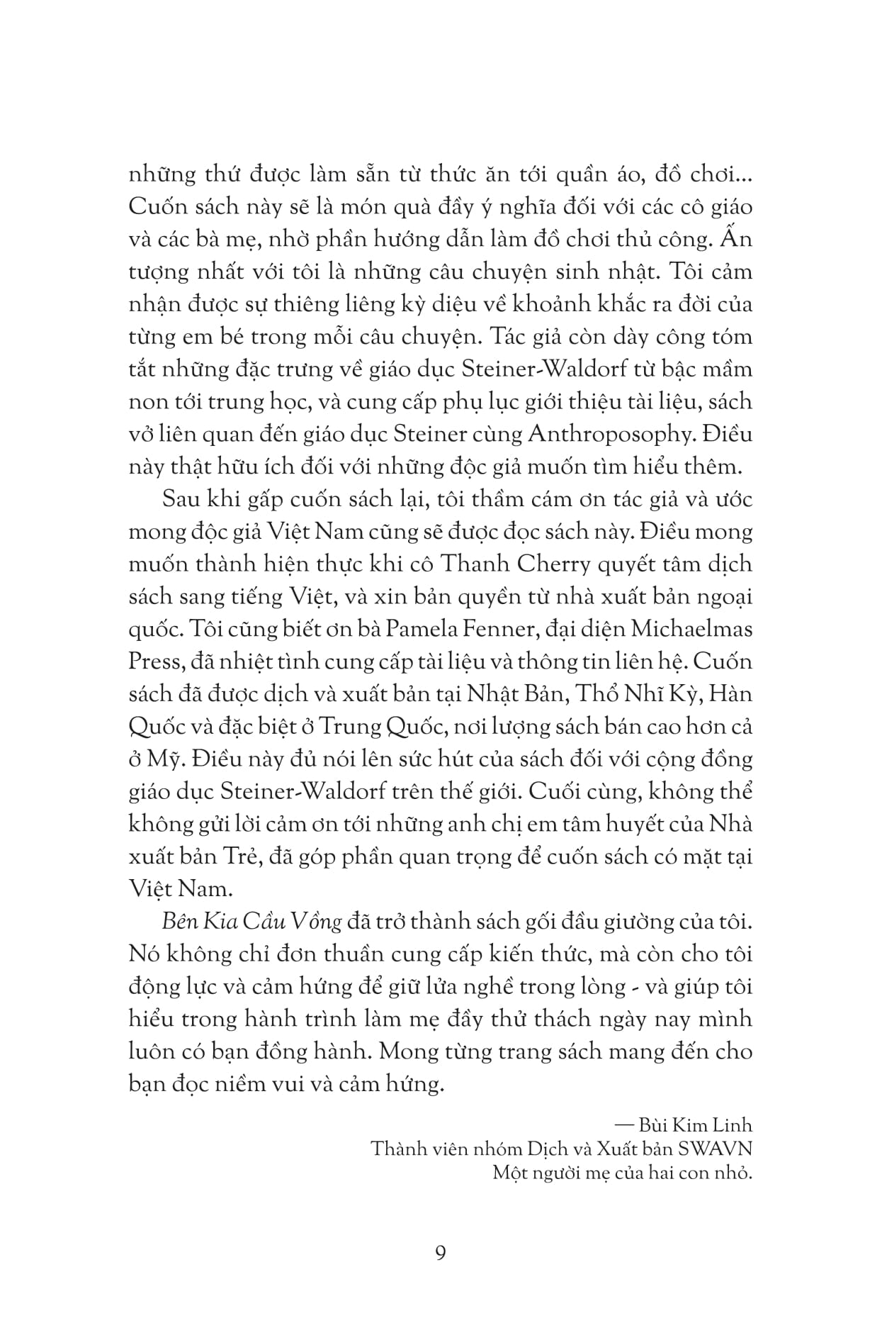 bên kia cầu vồng - nuôi dưỡng đứa trẻ từ sơ sinh đến bảy tuổi - beyond the rainbow bridge