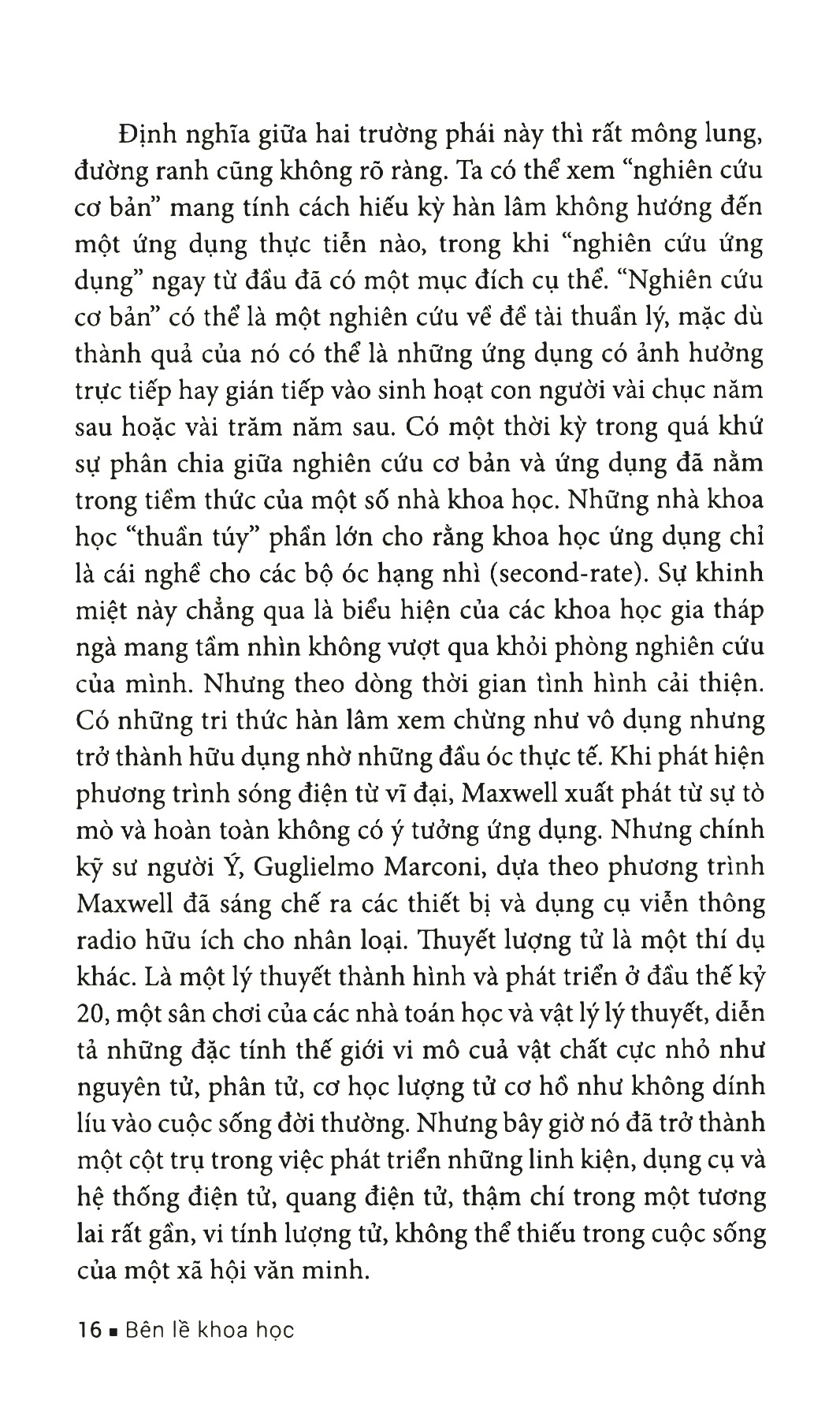 bên lề khoa học