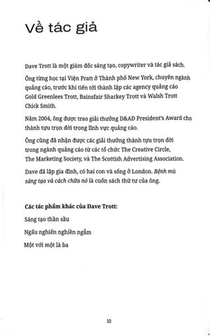 bệnh mù sáng tạo và cách chữa nó