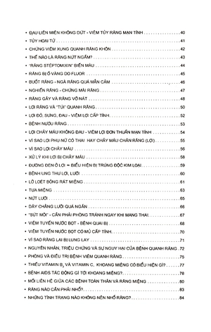 bệnh răng miệng và thực đơn phòng chữa trị