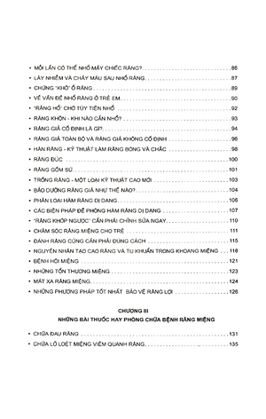 bệnh răng miệng và thực đơn phòng chữa trị