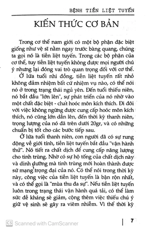bệnh tiền liệt tuyến - giải pháp dự phòng và điều trị bệnh (tái bản)