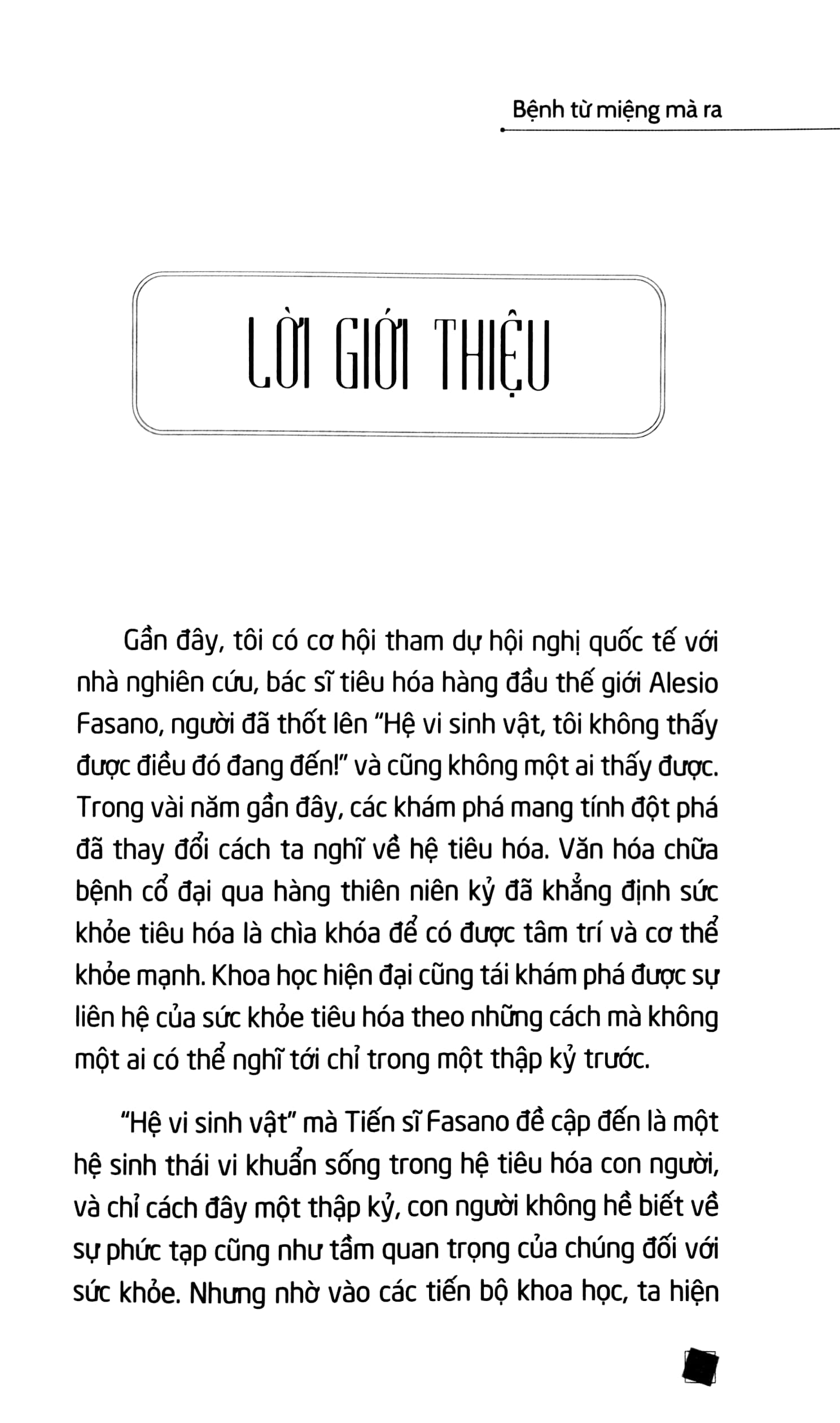 bệnh từ miệng mà ra