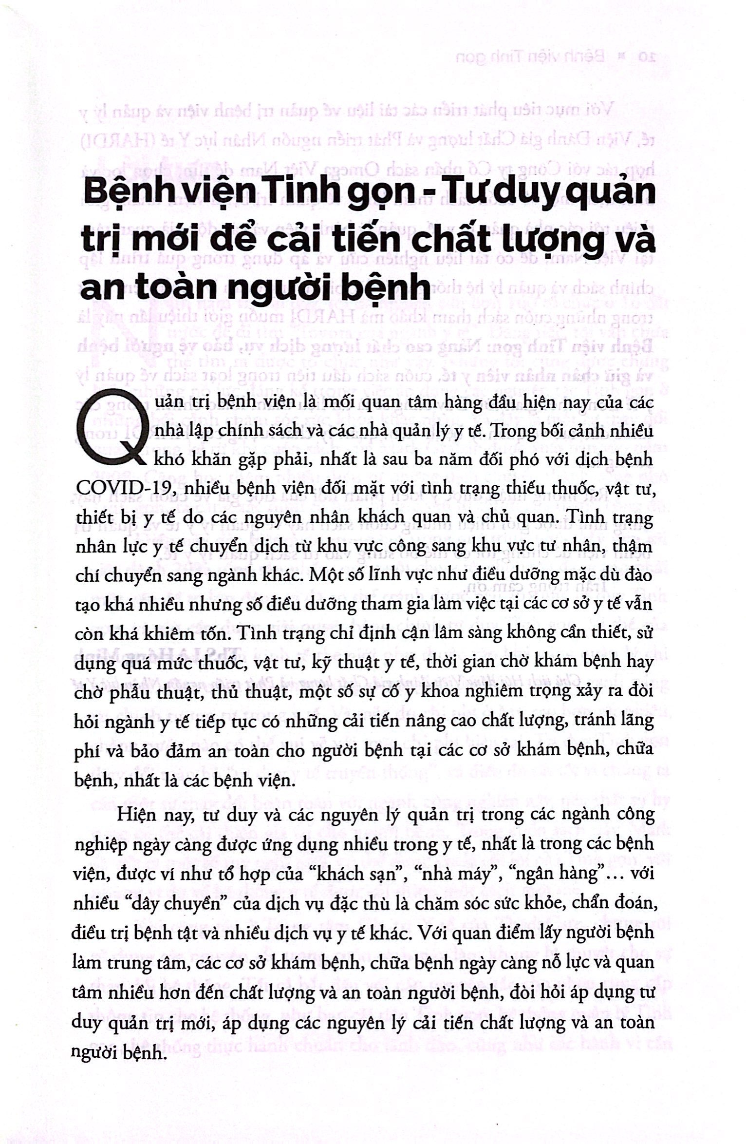 bệnh viện tinh gọn