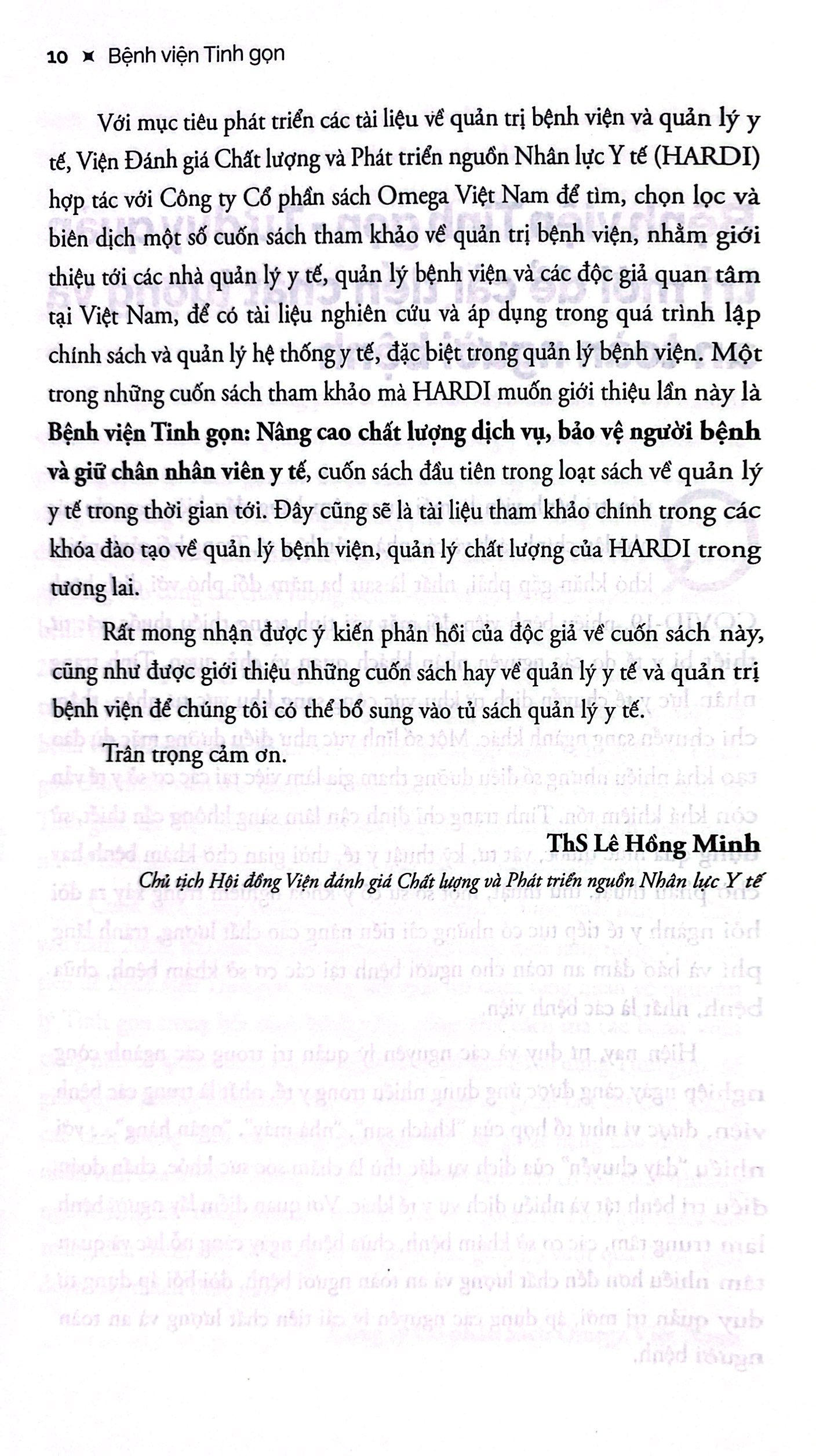 bệnh viện tinh gọn