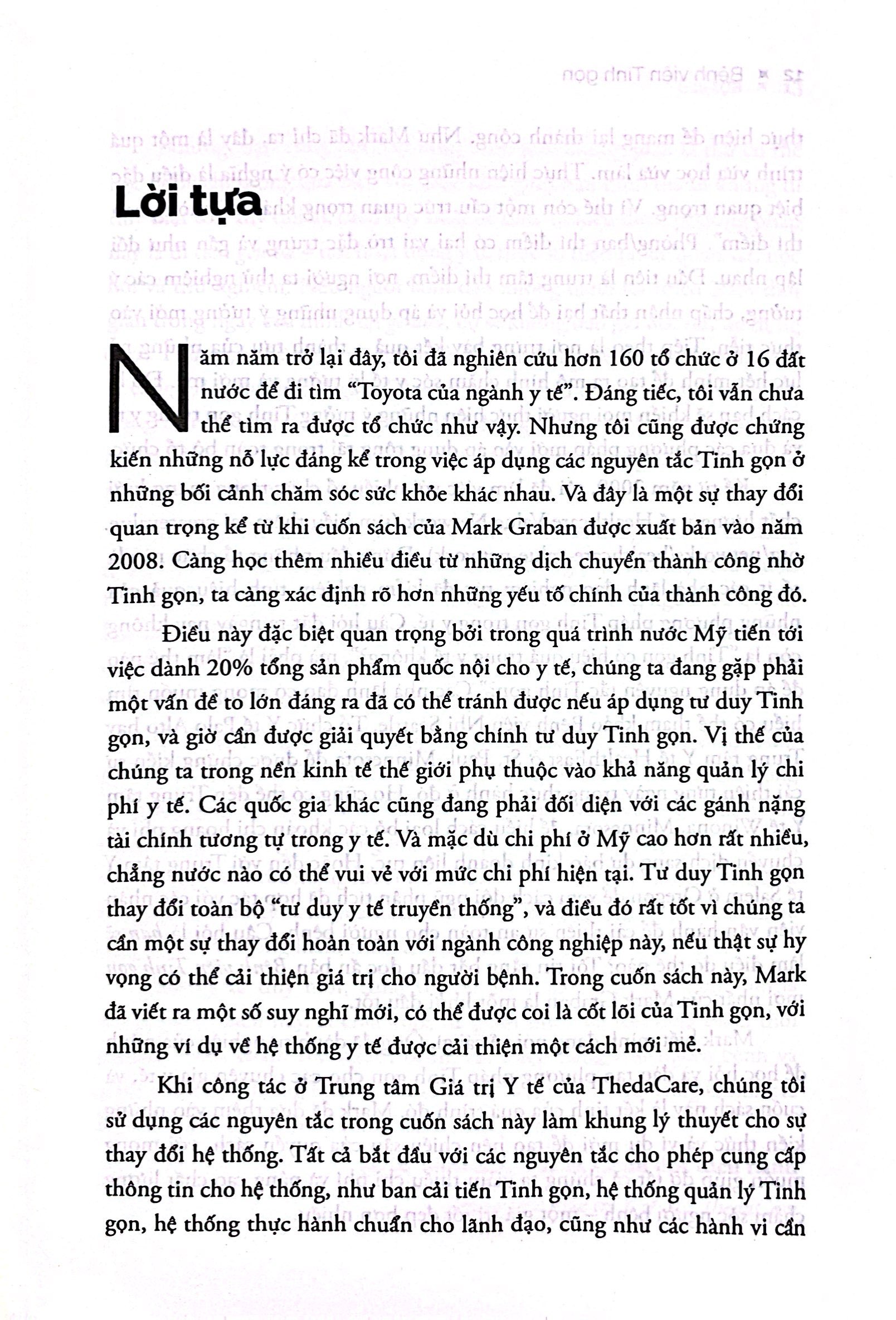 bệnh viện tinh gọn