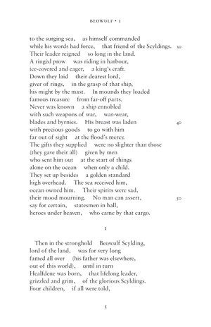 beowulf: dual language and new verse translation