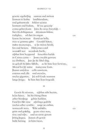 beowulf: dual language and new verse translation