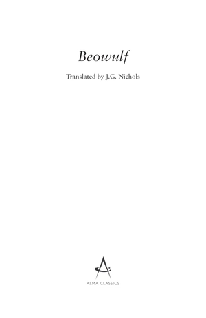 beowulf: dual language and new verse translation