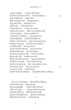 beowulf: dual language and new verse translation