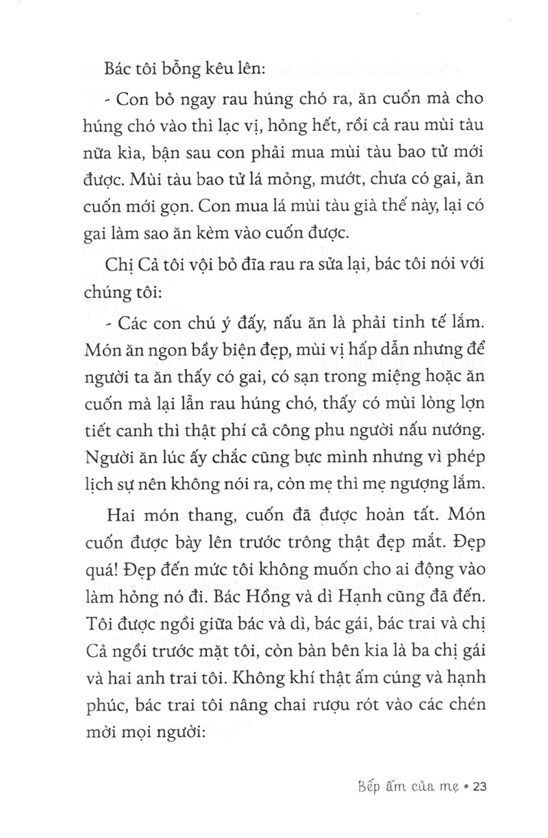 bếp ấm của mẹ (tái bản 2023)