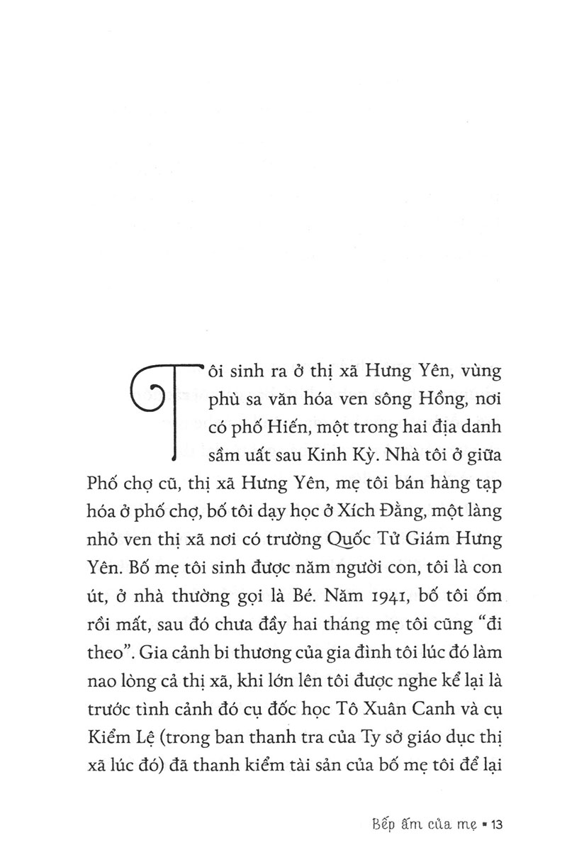 bếp ấm của mẹ (tái bản 2023)