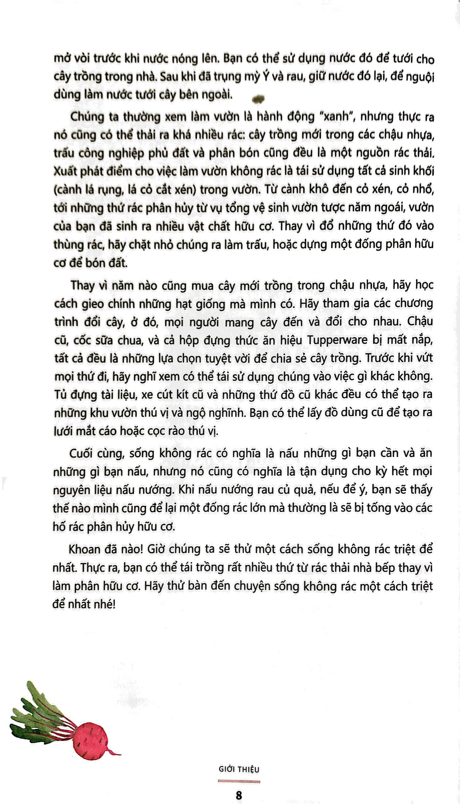 bếp không rác - tái sinh rau củ