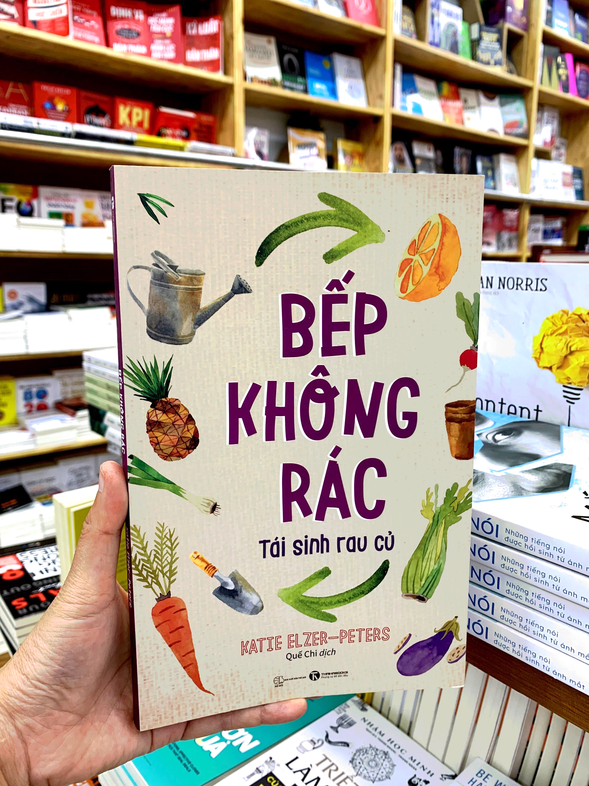 bếp không rác - tái sinh rau củ