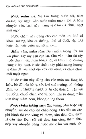 bếp thời hiện đại - các món ăn chế biến nhanh