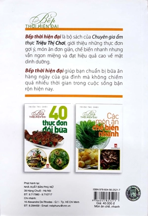 bếp thời hiện đại - các món ăn chế biến nhanh