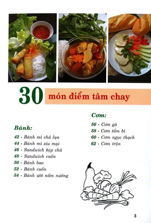 bếp việt - 30 món điểm tâm chay