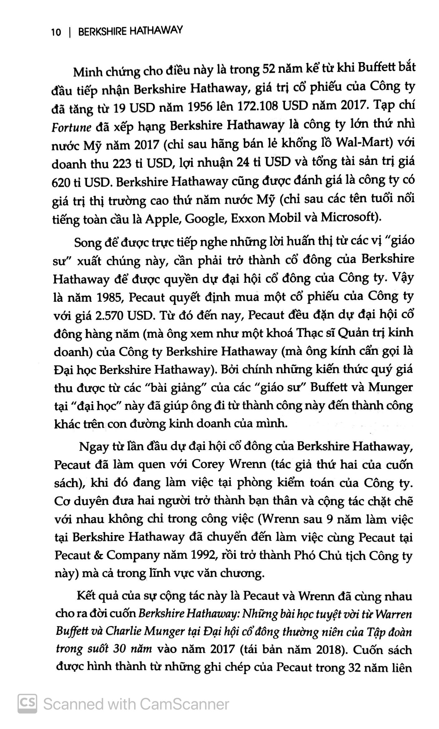 berkshire hathaway: những bài học tuyệt vời từ warren buffett và charlie munger tại đại hội cổ đông thường niên của tập đoàn trong suốt 30 năm (tái bản 2023)