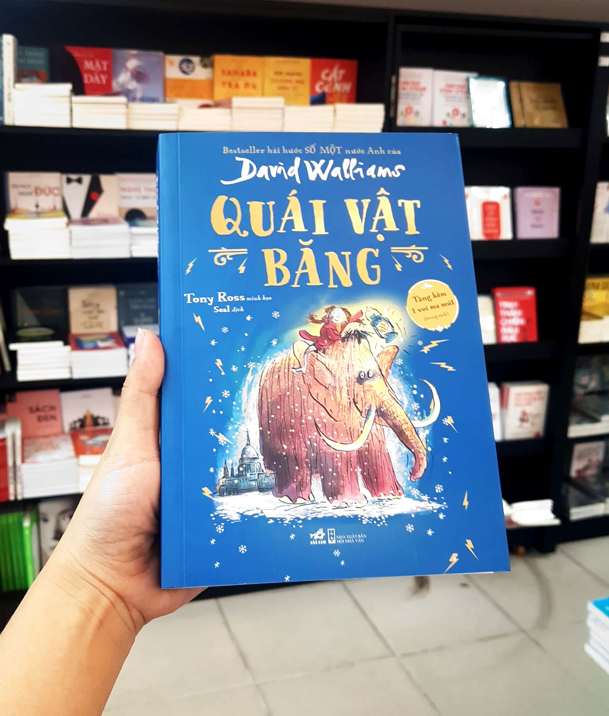 bestseller hài hước số một nước anh của david walliams - quái vật băng