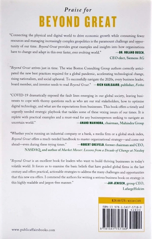 beyond great: nine strategies for thriving in an era of social tension, economic nationalism, and technological revolution