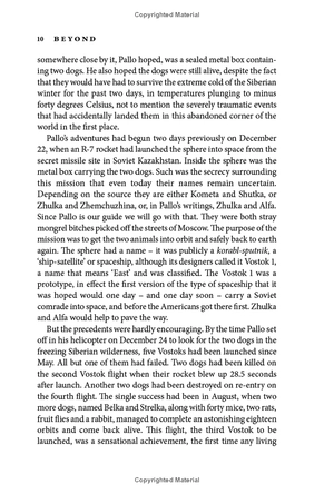 beyond: the astonishing story of the first human to leave our planet and journey into space