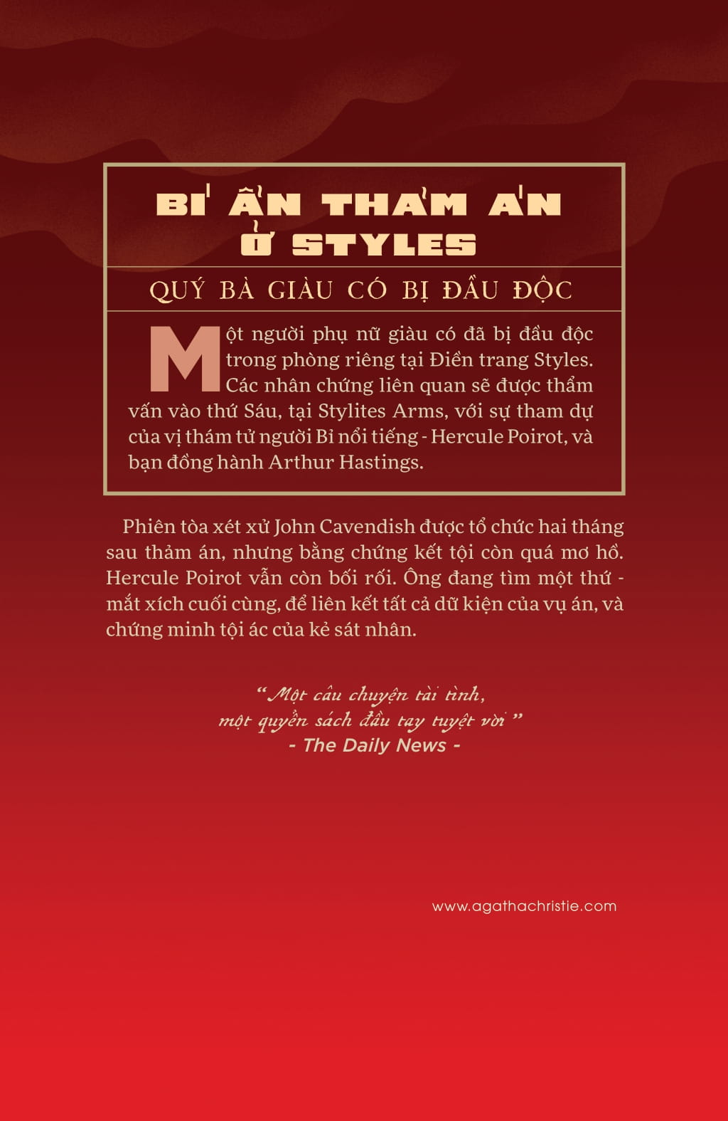 bí ẩn thảm án ở styles - một vụ án của hercule poirot