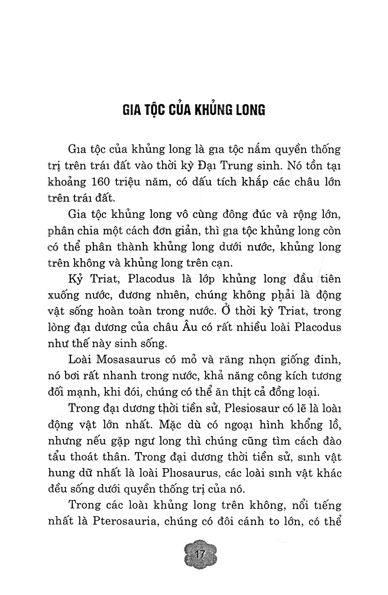 bí ẩn thế giới khủng long và những điều kỳ thú