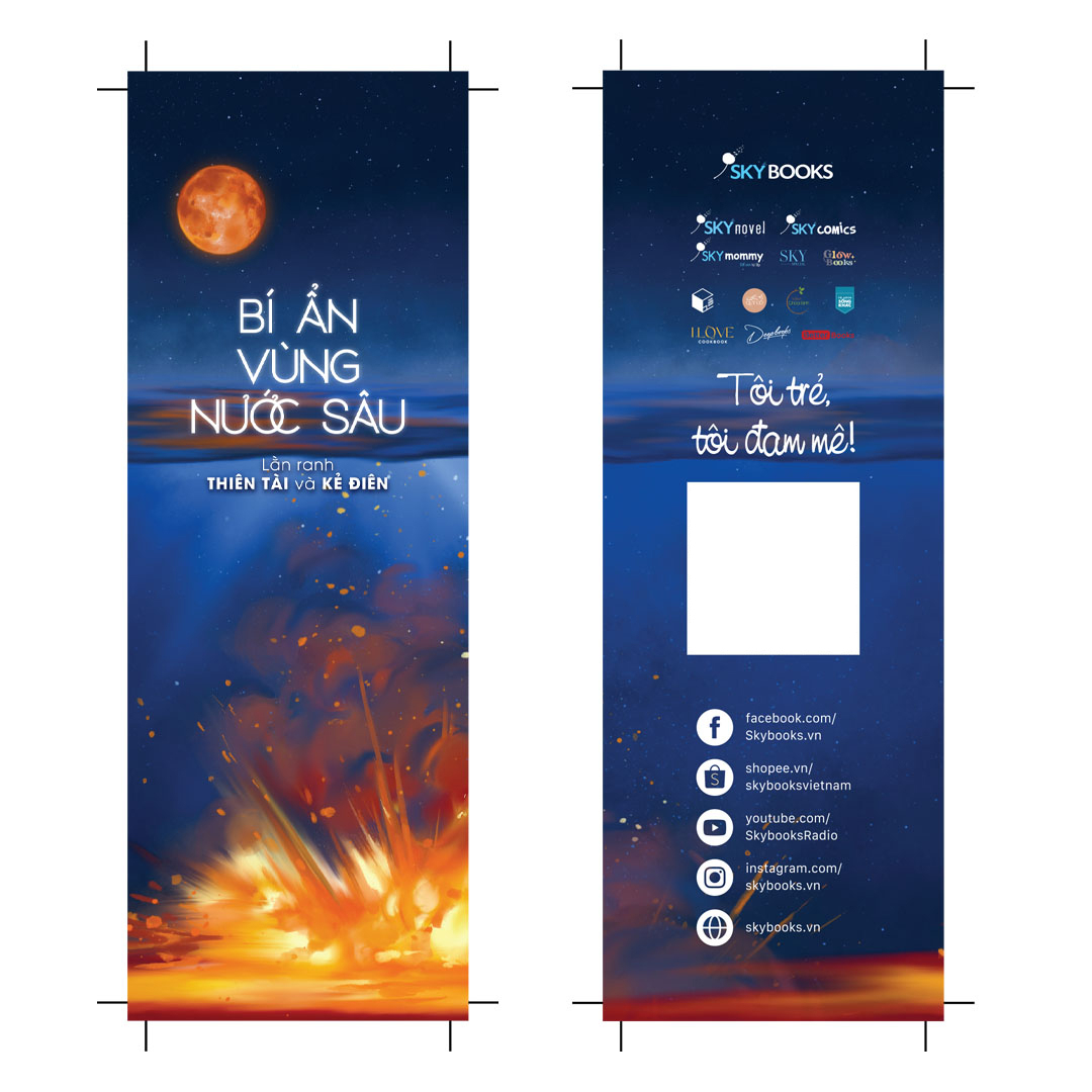 bí ẩn vùng nước sâu - lằn ranh thiên tài và kẻ điên - tặng kèm bookmark