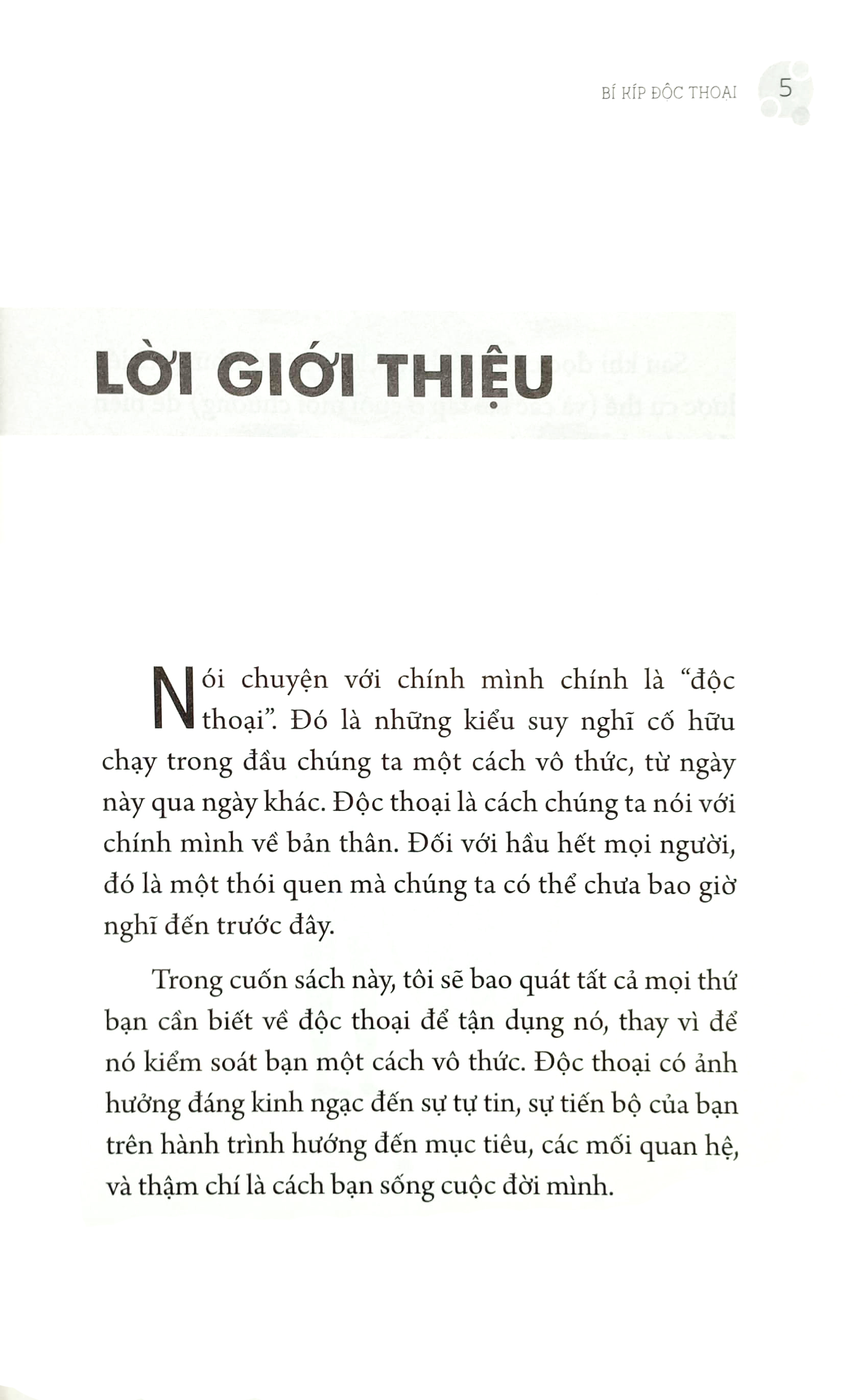 bí kíp độc thoại