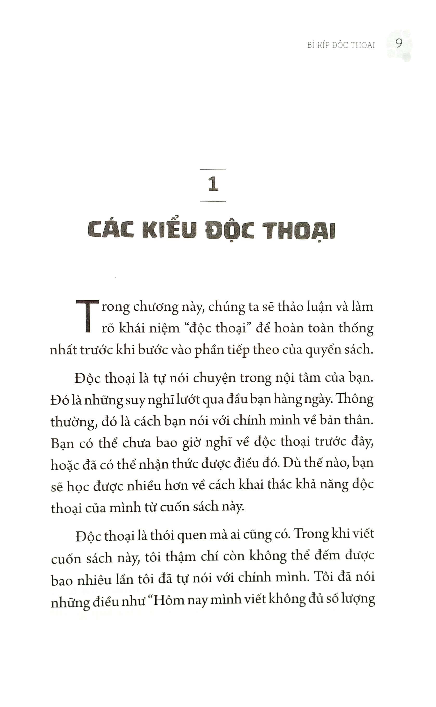 bí kíp độc thoại