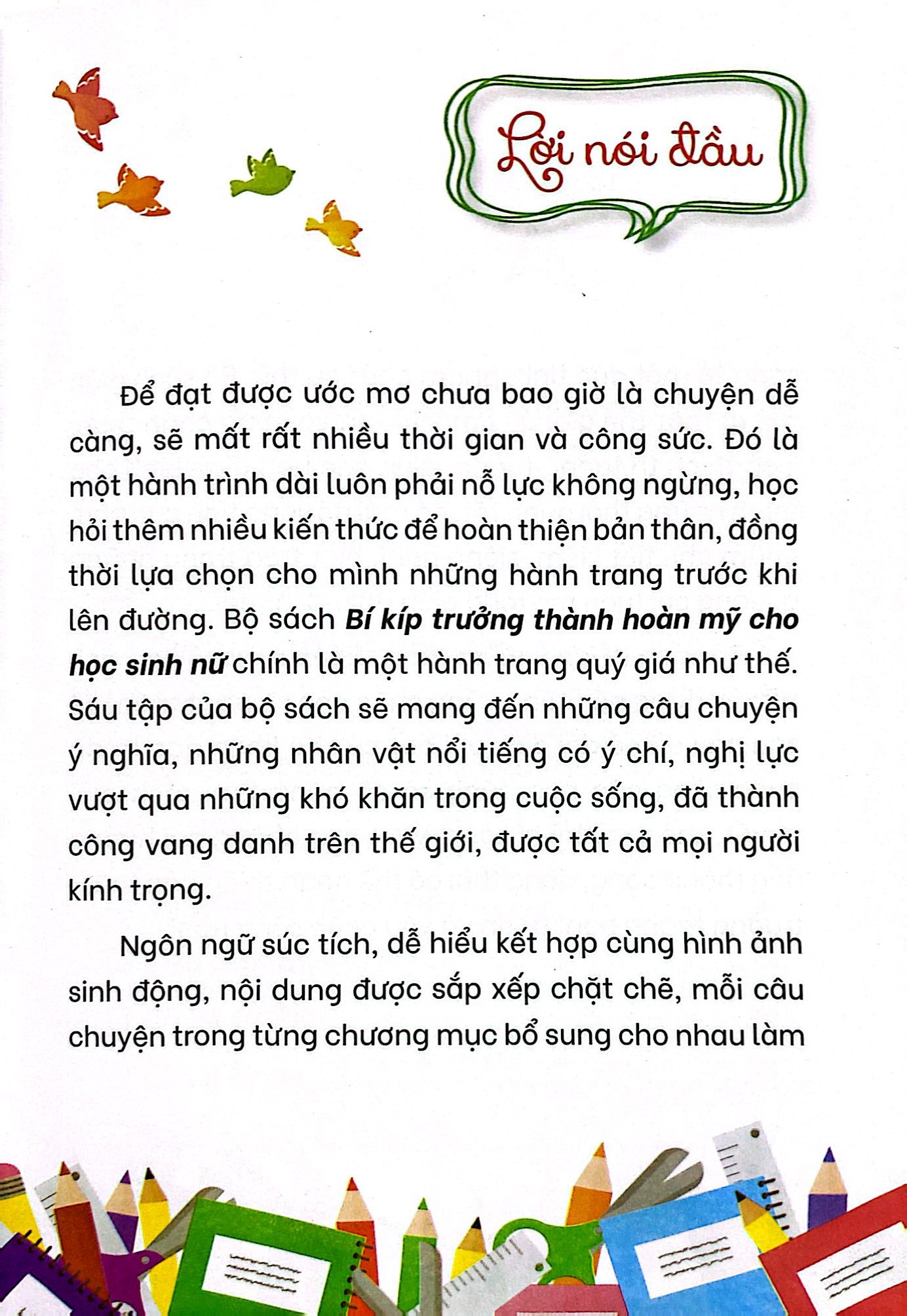 bí kíp trưởng thành hoàn mỹ cho học sinh nữ - trở thành cô gái có thói quen tốt - tự lập