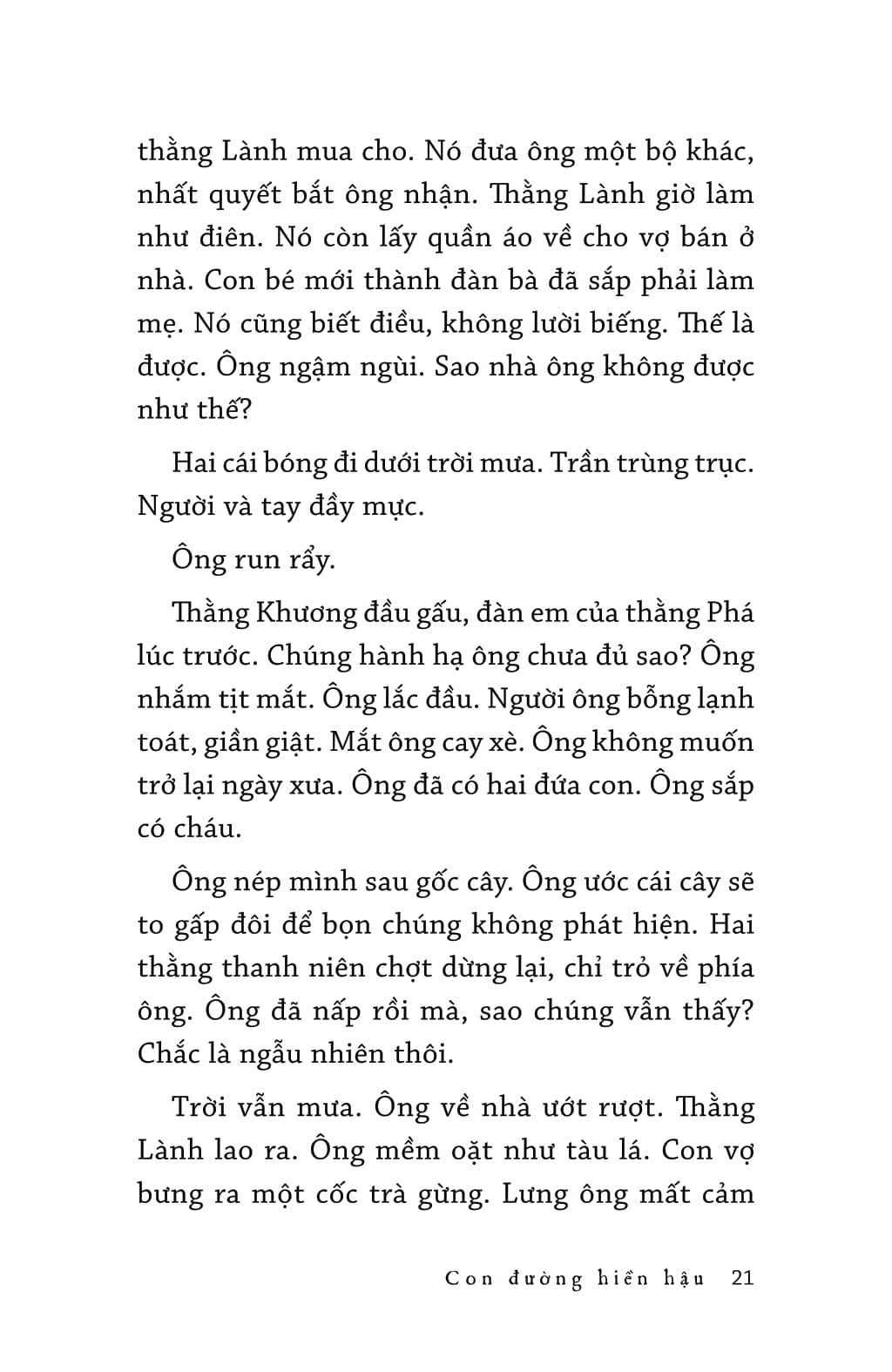 bí mật của bóng tối - văn học tuổi 20