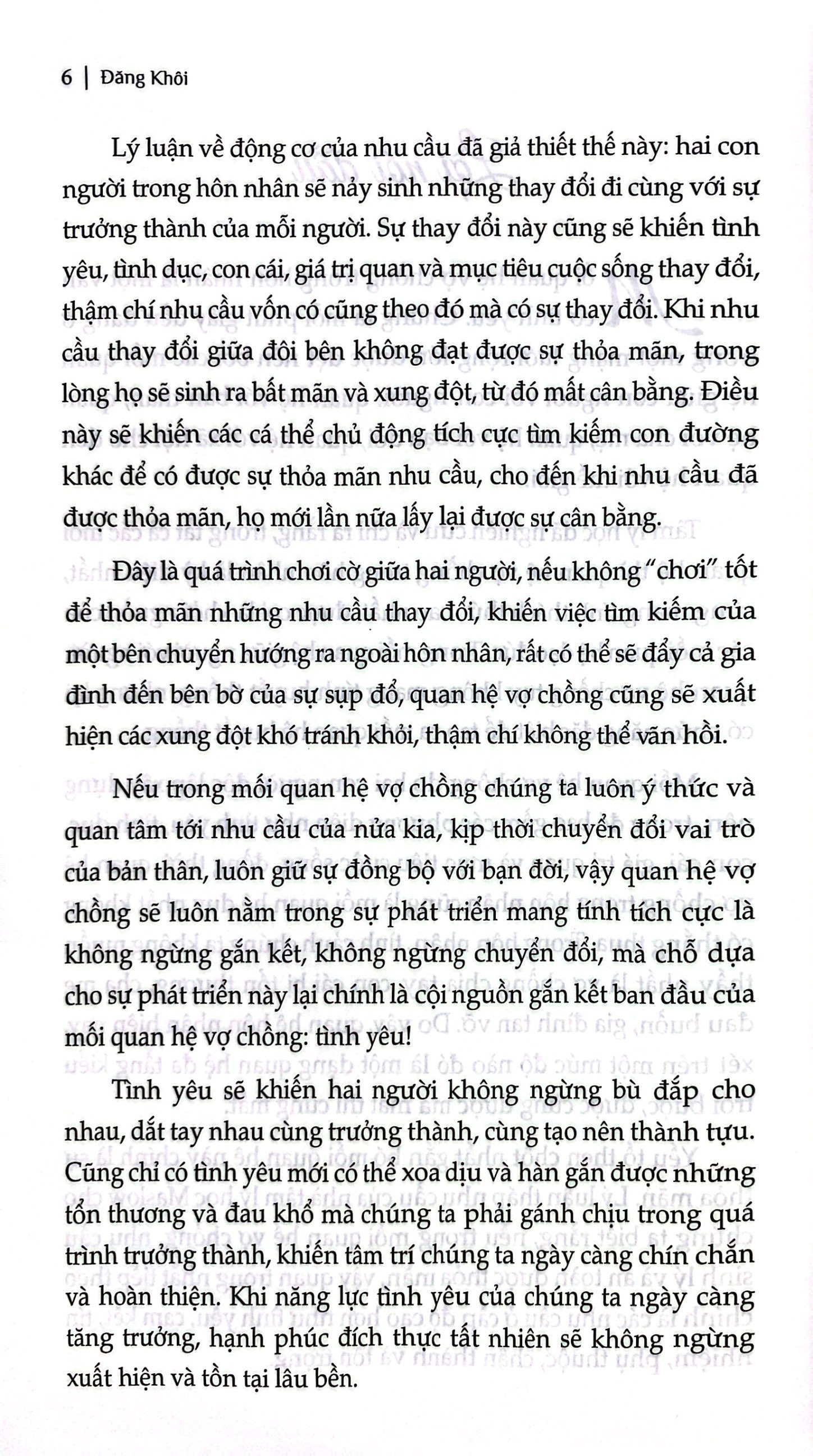 bí mật của hôn nhân - để người bạn yêu càng thêm yêu bạn