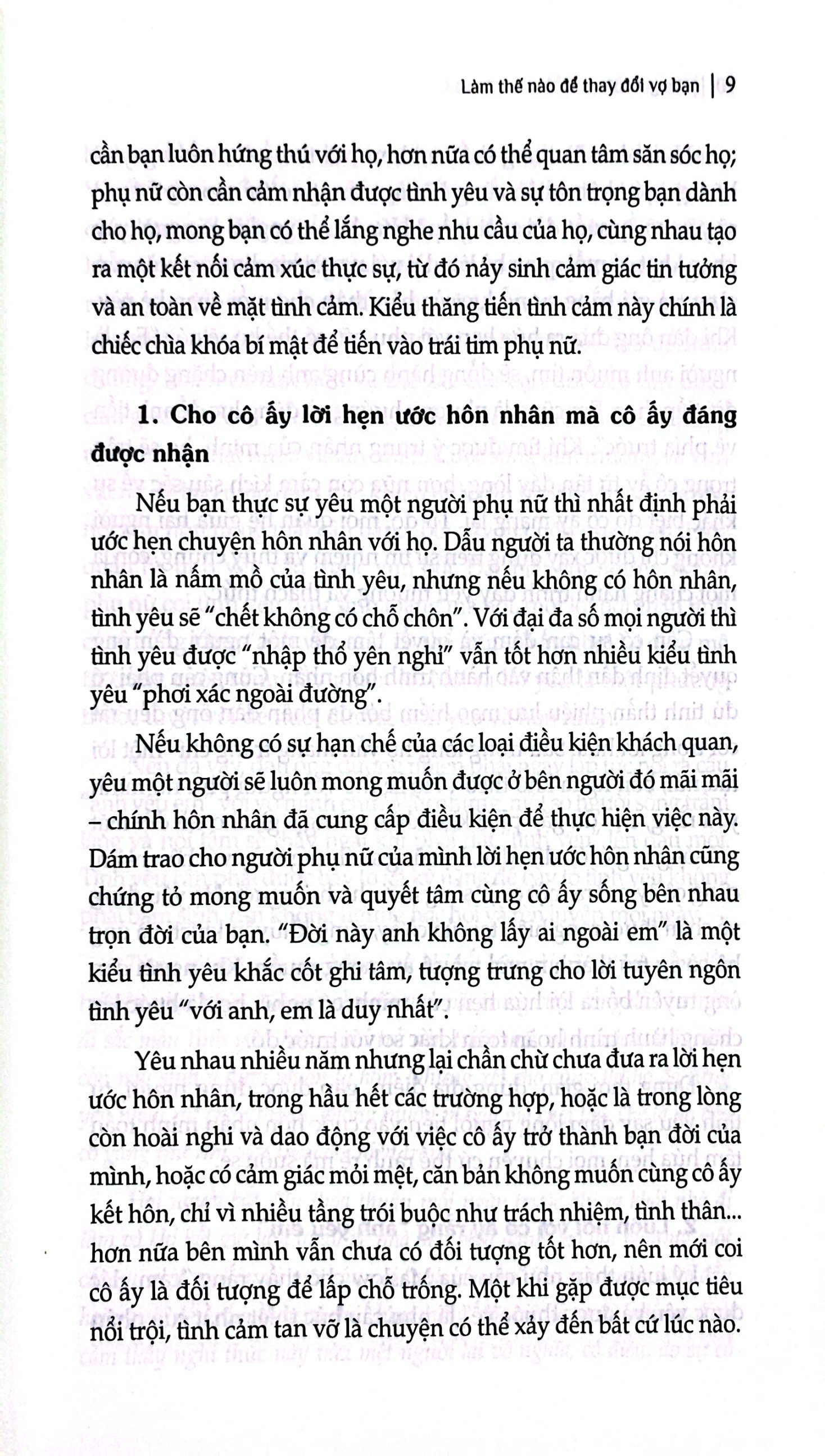 bí mật của hôn nhân - làm thế nào để thay đổi vợ bạn