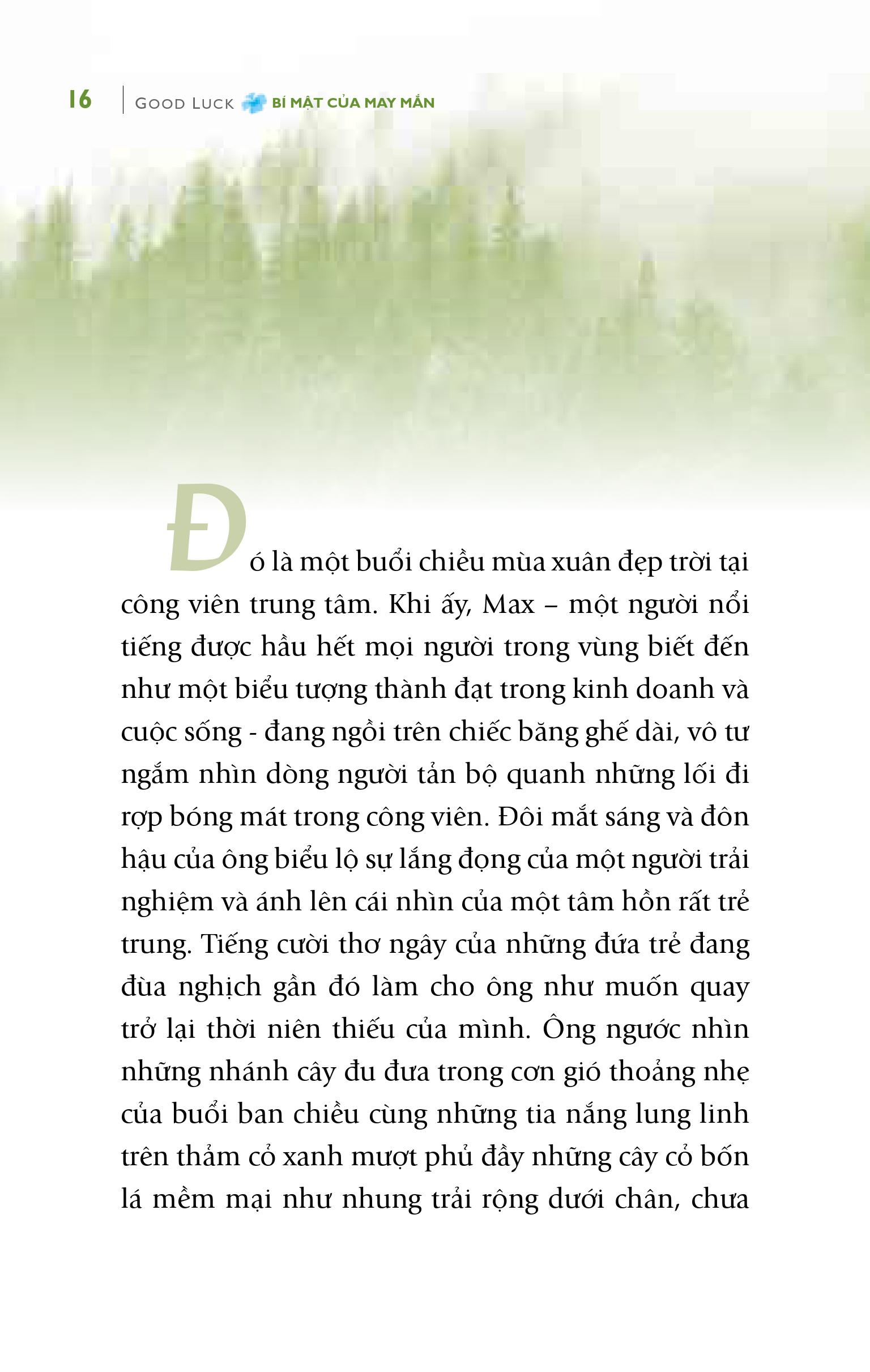 bí mật của may mắn - khổ lớn (tái bản 2021)