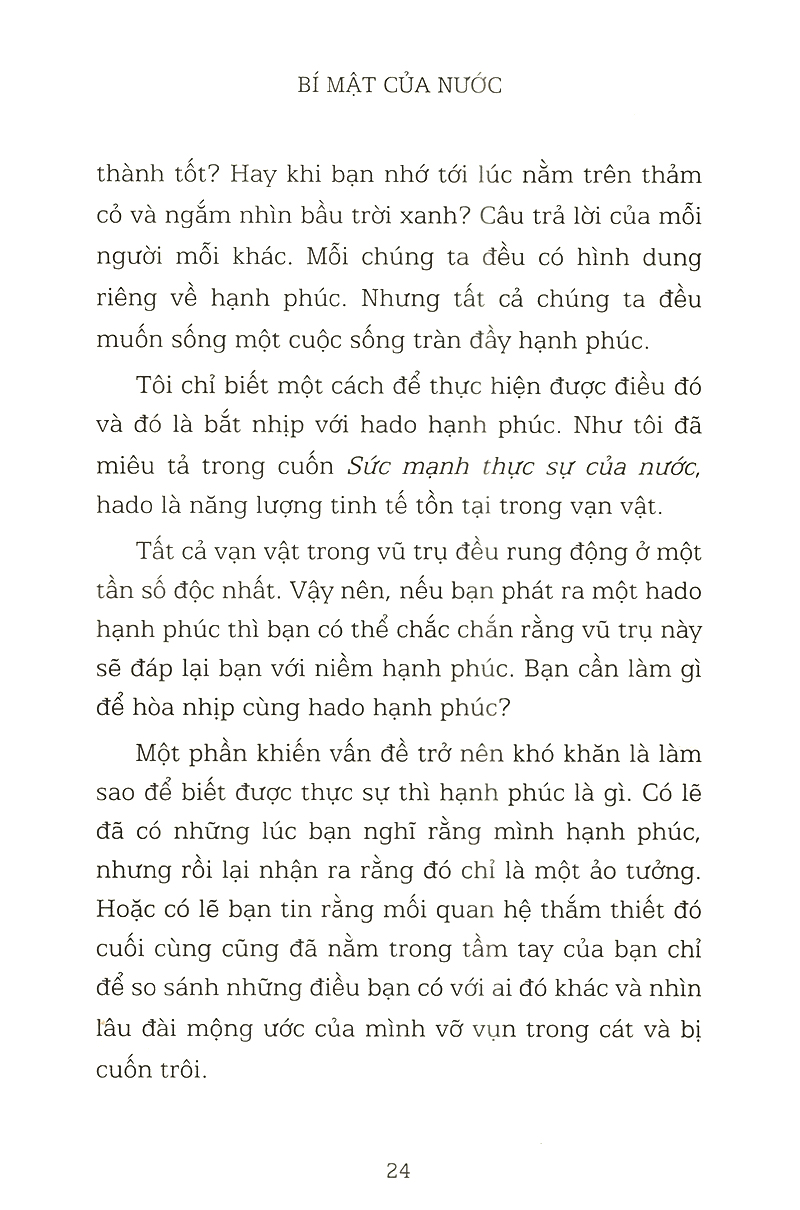 bí mật của nước (tái bản 2024)