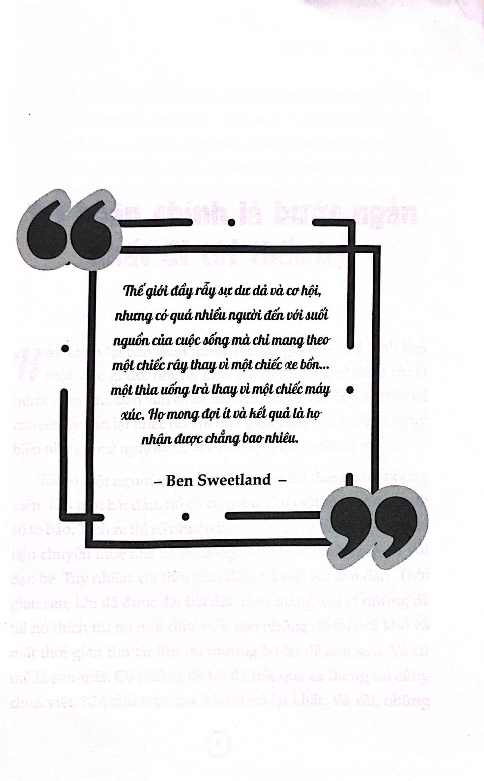 bí mật của thảnh thơi - phía bên kia của thất bại