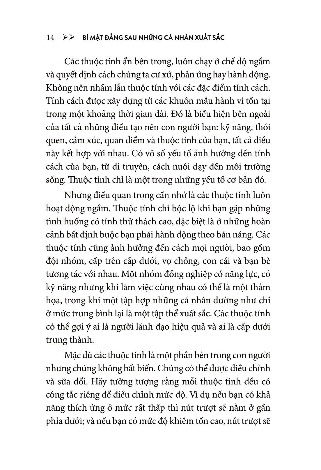 bí mật đằng sau những cá nhân xuất sắc