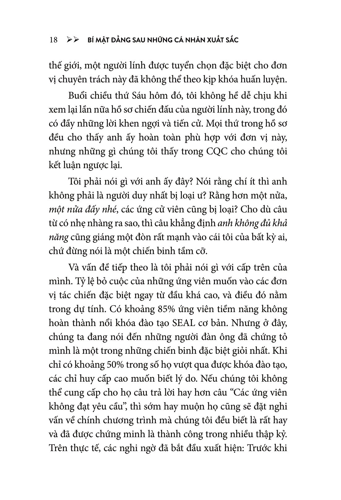 bí mật đằng sau những cá nhân xuất sắc