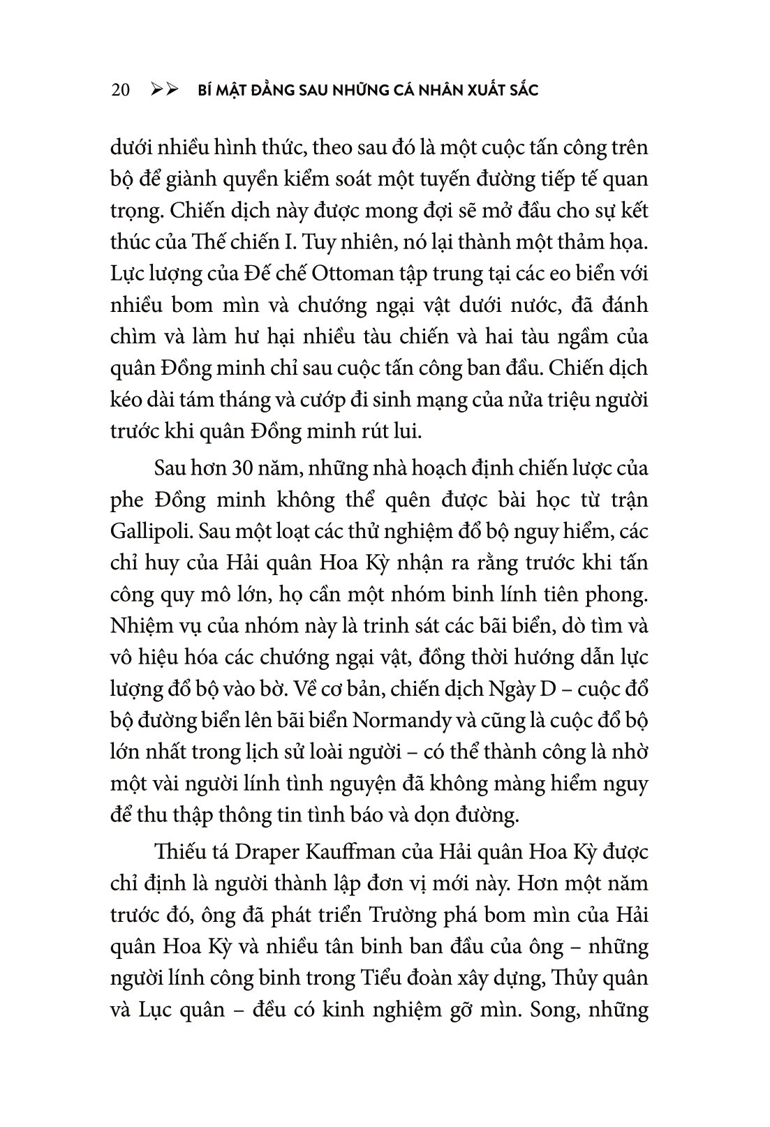 bí mật đằng sau những cá nhân xuất sắc