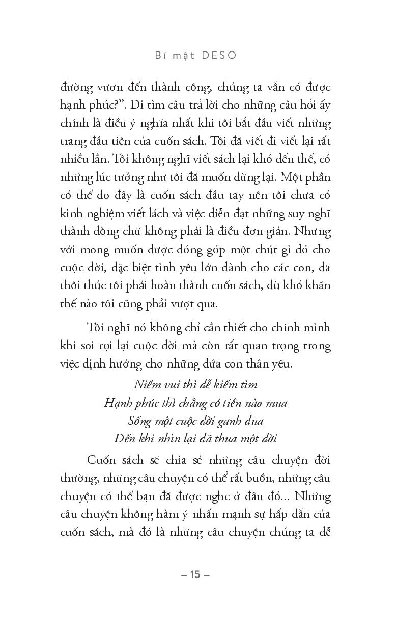 Bi Mat Deso - Tai Sao Nhung Nguoi Thanh Cong Thuong Co Don?