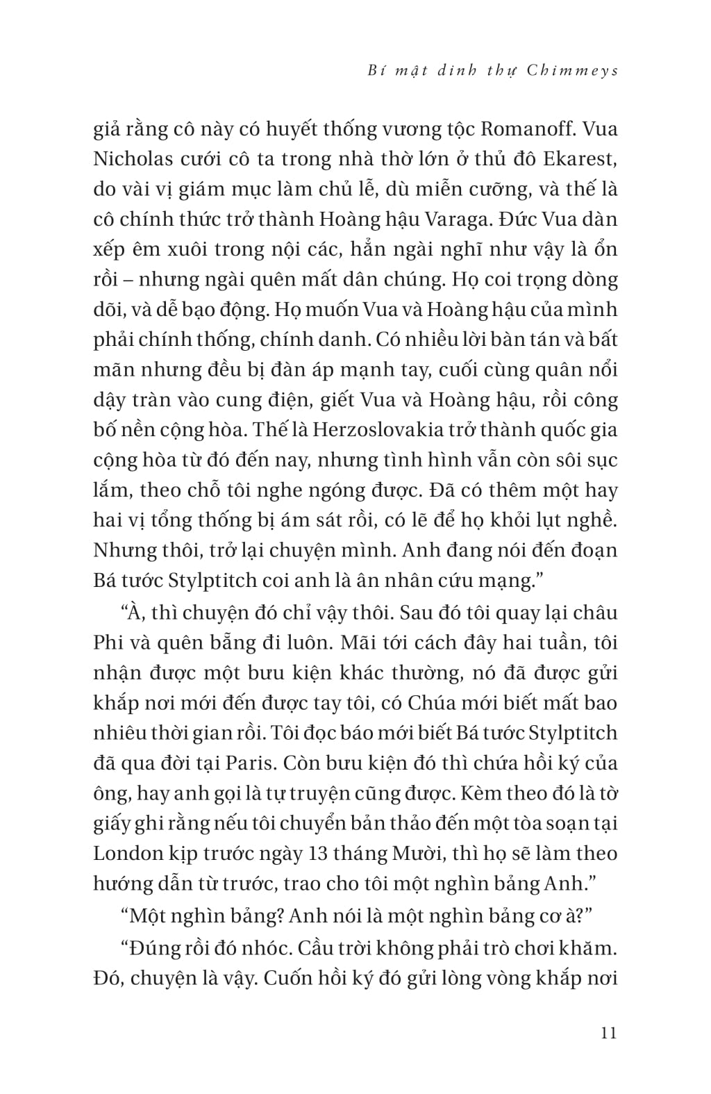 Bi Mat Dinh Thu Chimneys - The Secret Of Chimneys