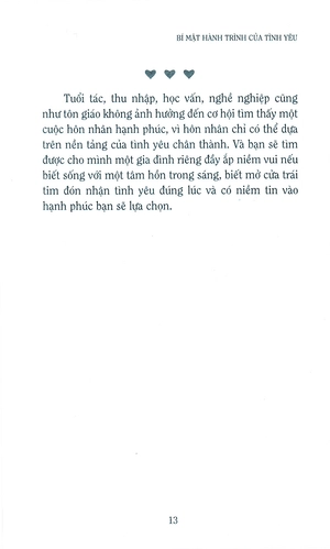 bí mật hành trình tình yêu