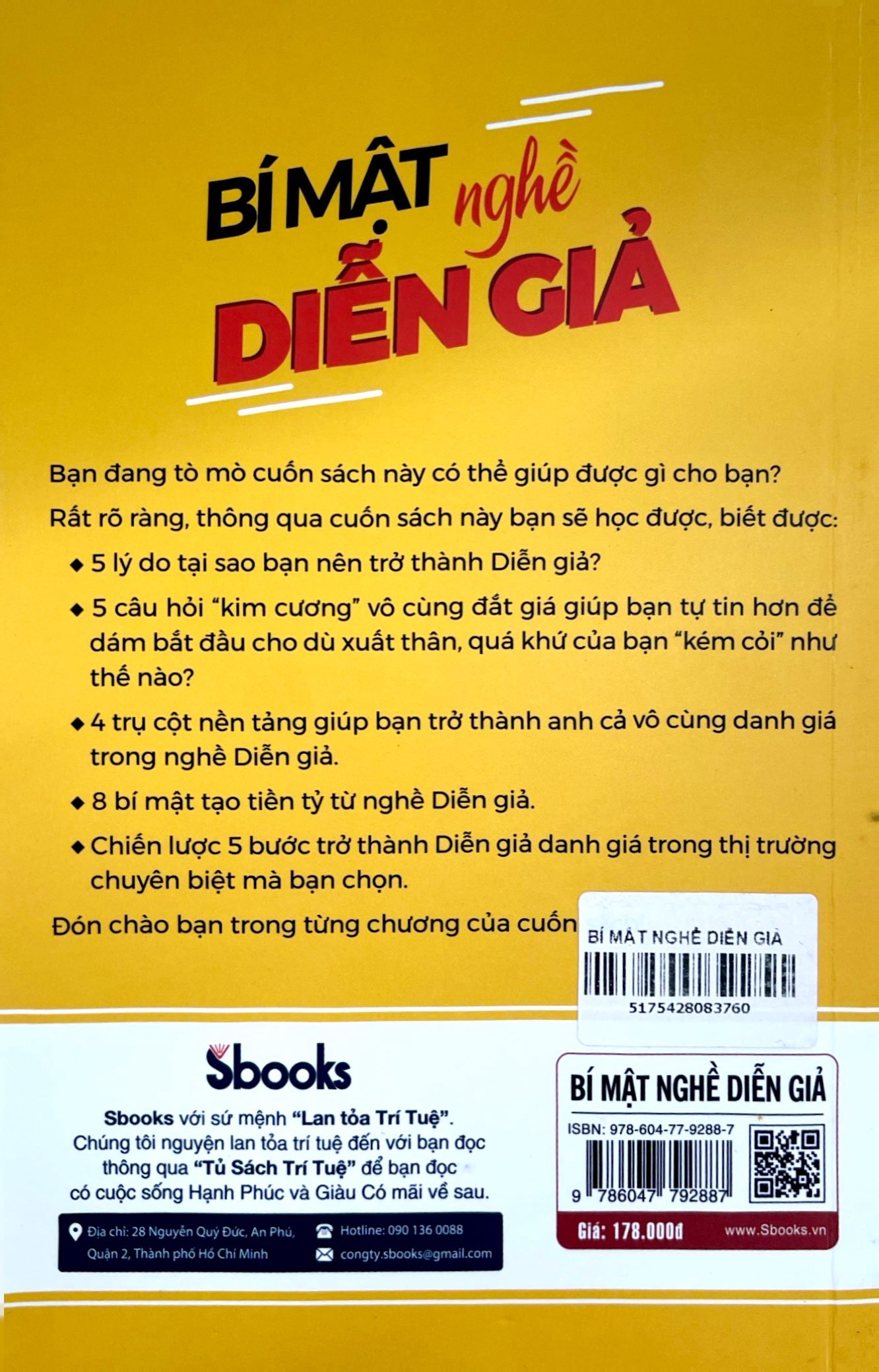 bí mật nghề diễn giả