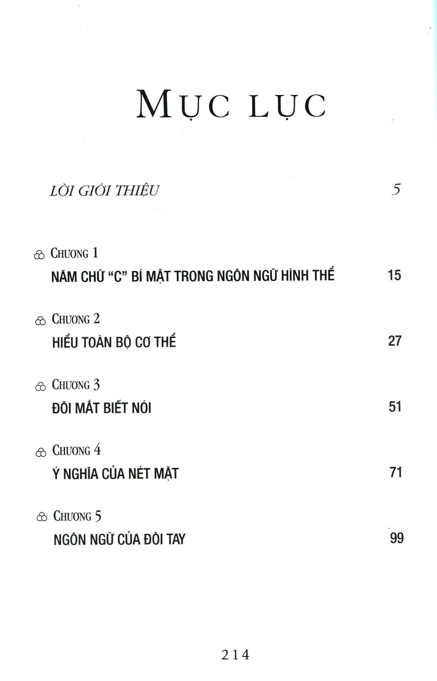 bí mật ngôn ngữ cơ thể