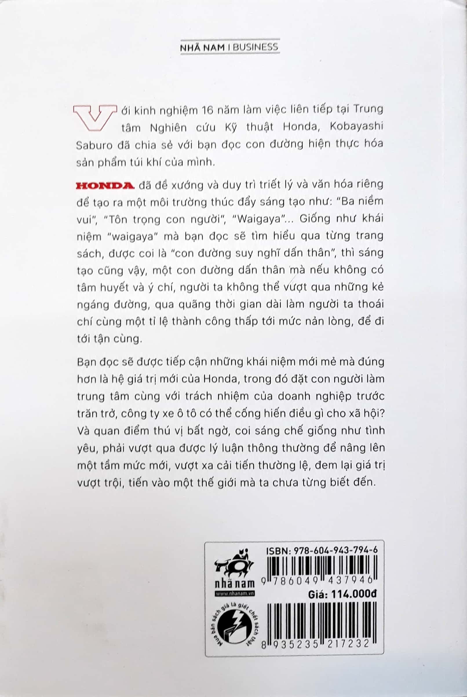 bí mật sáng chế honda